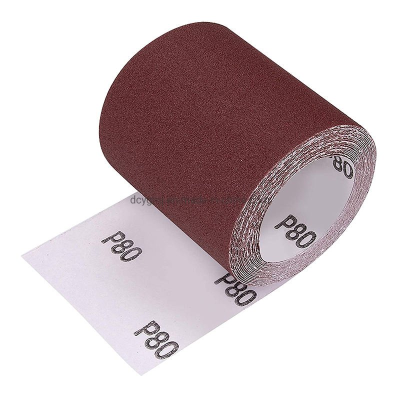 Hand Using Anti-Clogging Aluminum Oxide Flap Disc Abrasive Clot